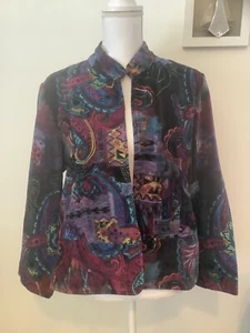 Chico’s 2 medium Jacket, coat of many colors Gorgeous open front, Blazer style. - Picture 1 of 6