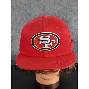 San Francisco 49ers New Era Hat Adjustable Snapback NFL Football Red Sportswear - Picture 1 of 9