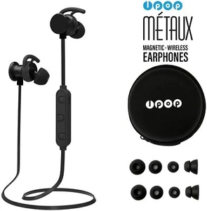 IPOP METAUX (Case Of 6 Pairs!) Magnetic Bluetooth Wireless Earphones - Picture 1 of 4