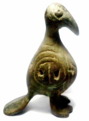 H231.Luristan.Pájaro De Bronce.1200 BC.11,5x8 Cms.Peso:498 Grs.. • 170€