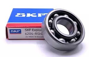 SKF 6204-RSH/C3 Ball Bearing ONE Rubber Seal, OPEN ONE SIDE 20x47x14 MM - Picture 1 of 3