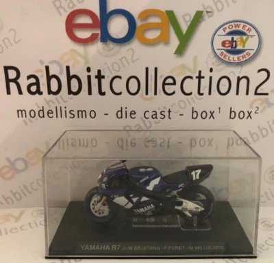 Die Cast Yamaha R7 J. Deletang F. Foret M. Willis 2000 Motorcycle Scale 1/24 - Image 1 of 2