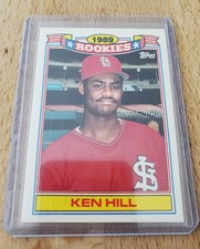 Ken Hill Topps 1989 Rookies Commemorative Set #15 of 33 St. Louis Cardinals 