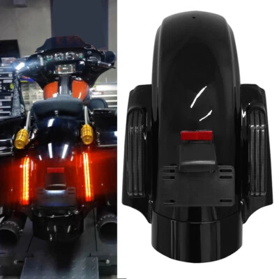 LED Rear Fender System For Harley Touring Street Road Glide 2014-2023 CVO Style - Image 1 of 4