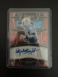 2022 Panini Select Signatures Billy weiße Schuhe Johnson/75 - Bild 1 von 2