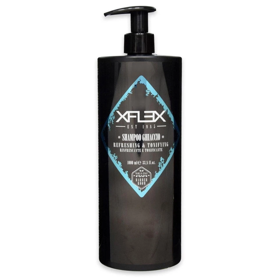 EDELSTEIN XFLEX SHAMPOO GHIACCIO RINFRESCANTE TONIFICANTE 1000ML PULIZIA PROFONDA