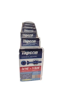 Tapcon Betonanker 3/16" x 1-3/4" #24255 - 6 Stück - 150 Schrauben insgesamt - Bild 1 von 4