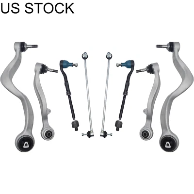 8Pcs For BMW 750Li 760Li Front Control Arm Ball Joint Tie Rod Sway Bar Link Kit - Image 1 of 4