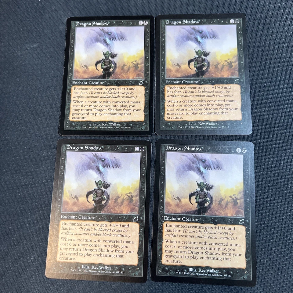 Dragon Shadow Magic The Gathering Mtg Scourge Playset Card 4  NM - Image 1 of 4