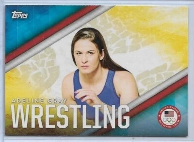 RARE 2016 TOPPS OLYMPIC ~ ADELINE GRAY CARD #OD-16 TEAM USA WRESTLING ~ QTY - Image 1 of 2
