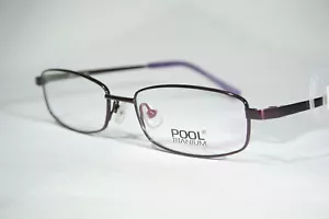 Mediana Grande PISCINA TITANIO 9001 Púrpura Cromo Ligero Gafas Monturas Gafas - Imagen 1 de 11
