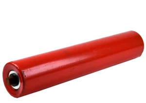 Tragrolle RL465 mm Ø88,9 mm Förderrolle Transportrolle Stahl rot lackiert - Bild 1 von 5