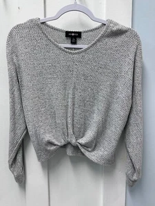 PREOWNED AMY BYER TOP GIRLS SIZE 14 L GRAY - Picture 1 of 3