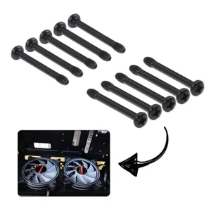 10pcs Computer Water Cooling Fan Mount Screws Case Fan Screws Carbon Steel - Picture 1 of 13