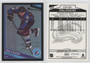 2013-14 O-Pee-Chee Black Rainbow Foil /100 Paul Stastny #433