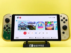 Soporte Pantalla OLED Nintendo Switch Blanco y Negro Accesorio Regalo Soporte Montaje - Imagen 1 de 5