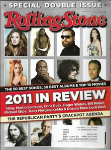 ROLLING STONE~DEC 22, 2011~YEAR IN REVIEW~ADELE/GAGA/AND MORE COMPLETE MAGAZINE - Picture 1 of 1