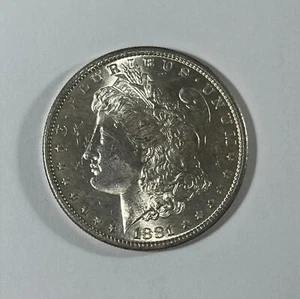 1881-S Morgan dollar (#20549) BU scruffy - Picture 1 of 2