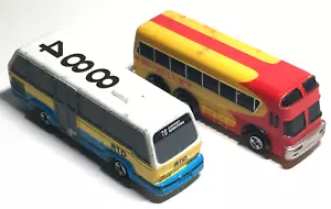 Micro Machine Buses (Two) 1989 - Tri-Valley, RTD 884 - Picture 1 of 14