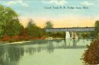 Ionia MI The Grand Trunk Rail Road Bridge 1917