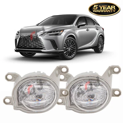 2pcs LED Bumper Fog Lights For Lexus RX350 2023 2024 Right+Left Side - Image 1 of 4