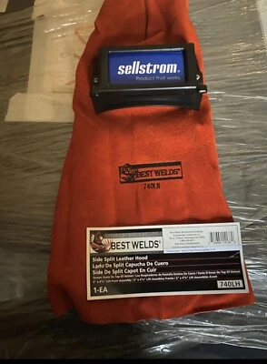 BEST WELDS BW 740LH LEATHER WELDING HELMET 740LH - 1 Each