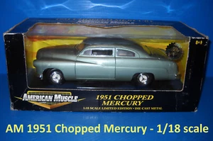 American Muscle 1951 Chopped Mercury - 1/18 Scale - See Pics New - Picture 1 of 3