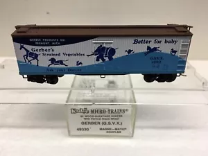 N Scale Kadee Micro Trains MTL 49330 Gerber GSVX 1002 Wood Reefer - Picture 1 of 4