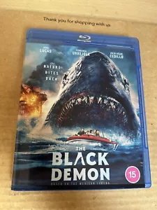 The Black Demon (2023) Reg B Blu-ray Josh Lucas Shark Action (For Fans Of Jaws) - Picture 1 of 4