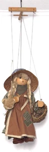 Marionette von Ursula Gehlmann Münsterland Holz Handarbeit 80er Jahre ✅ - Bild 1 von 14