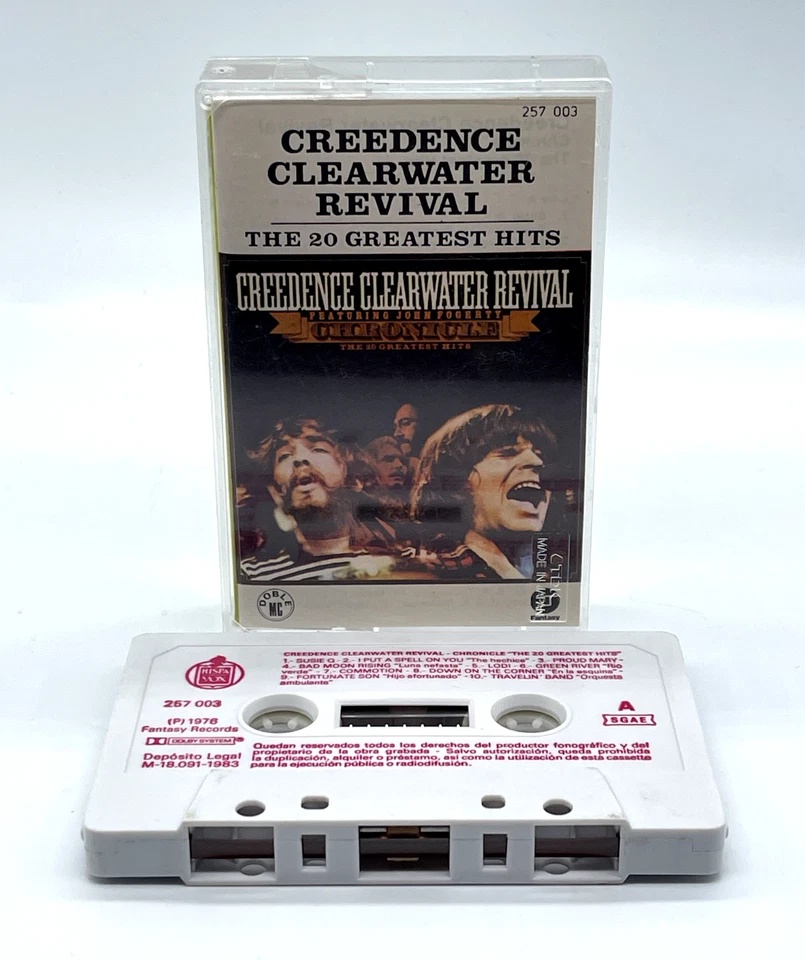 CREEDENCE CLEARWATER REVIVAL - CHRONICLE CASSETTE TAPE SPAIN - Image 1 of 1