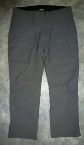 ✅ Eddie Bauer Pantalone Tecnico Foderato in Pile Uomo Grigio Elasticizzato Isolato - 40 L x 30 L - Foto 1 di 3