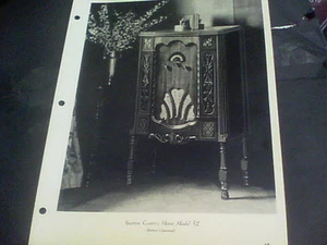 Sparton Country Home Model 52 picture 7 1/4 by 9 1/4 B&W with fact sheet e18 - Picture 1 of 3