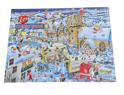 Gibson's 1000 Piece Jigsaw Puzzle 'I Love Christmas' by Mike Jupp Brand New - Image 1 of 4