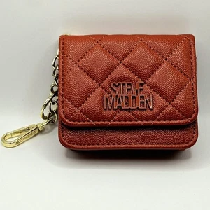 Steve Madden Brown-Red Gold Keychain Wallet! - Picture 1 of 5