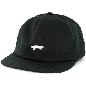Vans "Salton II" Clipback Hat (Black/White) Men's Off The Wall Skateboard Cap - Picture 1 of 3