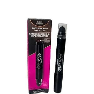 EVERPRO GRAY AWAY Hair Color Root Touch-Up Stick BLACK / DARK BROWN - Picture 1 of 1