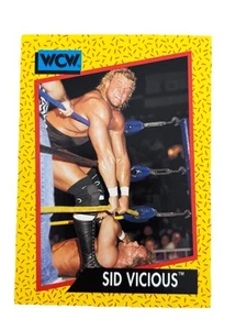 Excellent: Vintage 1991 Impel WCW Sid Vicious Trading Card - Picture 1 of 2