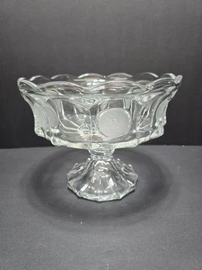 Fostoria Coin Dot Footed Bowl Dish - Picture 1 of 6