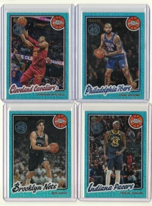 (4) 2025-26 Topps 1980-81 Chrome Aqua Mojo Refractor Lot /199 Siakam Mitchell ++ - Bild 1 von 1
