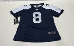 Nike NFL On Field Dallas Cowboys Troy Aikman #8 Size Youth M Football Jersey NWT - Picture 1 of 8