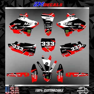 FITS YAMAHA YZ 125 YZ 250 (2015 to 2021) YZ125 YZ250 graphic kits - Picture 1 of 6