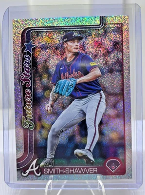 2025 Topps Series 2 #674 AJ Smith-Shawver Future Stars Sand Glitter Foil - Photo 1/2