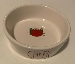 Rae Dunn 5" DIA Kitty Katzenfutter Napf mit Cheer - Bild 1 von 2