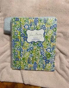 Vera Bradley English Meadow Large Notebook with Labels RETIRED RARE New NWT - Picture 1 of 5
