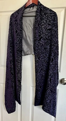 Precioso excelente envoltorio flocado vintage Foto 1 de 4