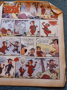 Sk233 Ephemera 60er Jahre Zeitung Comic Strip Yogi Bär Ds45 - Bild 1 von 1