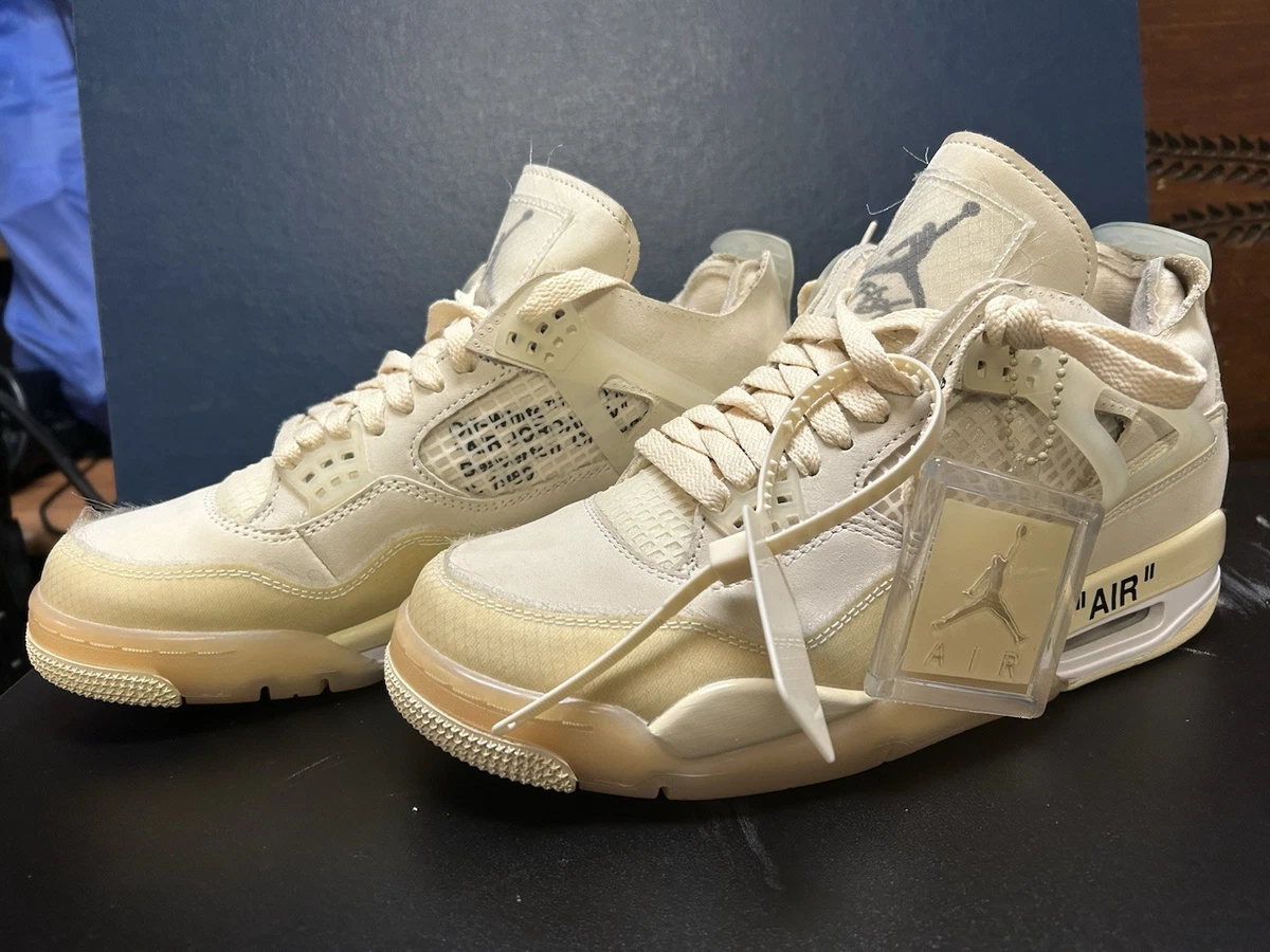 Jordan 4 SP x Off-White Mid Sail W for sale | eBay