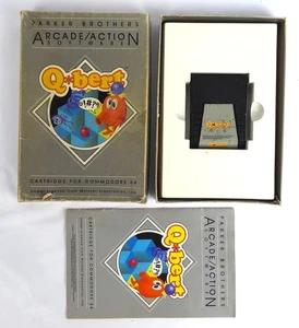 Commodore 64 C64 in OVP -- Q*BERT Q-Bert Qbert (Parker Bros) -- Modul Cart - Bild 1 von 5