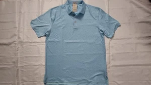NEW PETER MILLAR MEN'S CROWN SPORT SUMMER COMFORT POLO SHORT SLEEVE SHIRT SIZE L - Picture 1 of 4